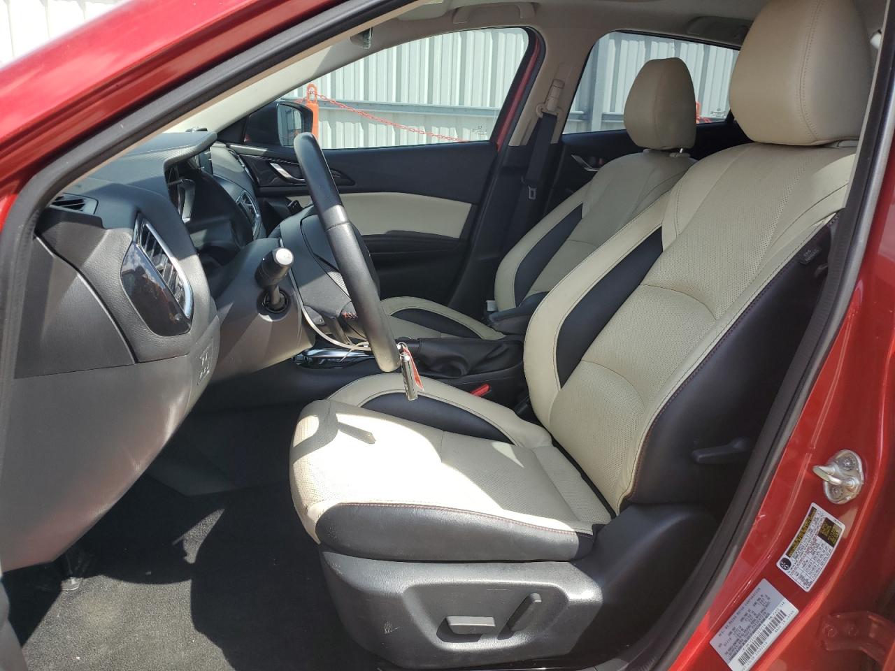 2016 Mazda 3 VIN JM1BM1X36G1327218 Copart auction photo, side damage thumbnail 7