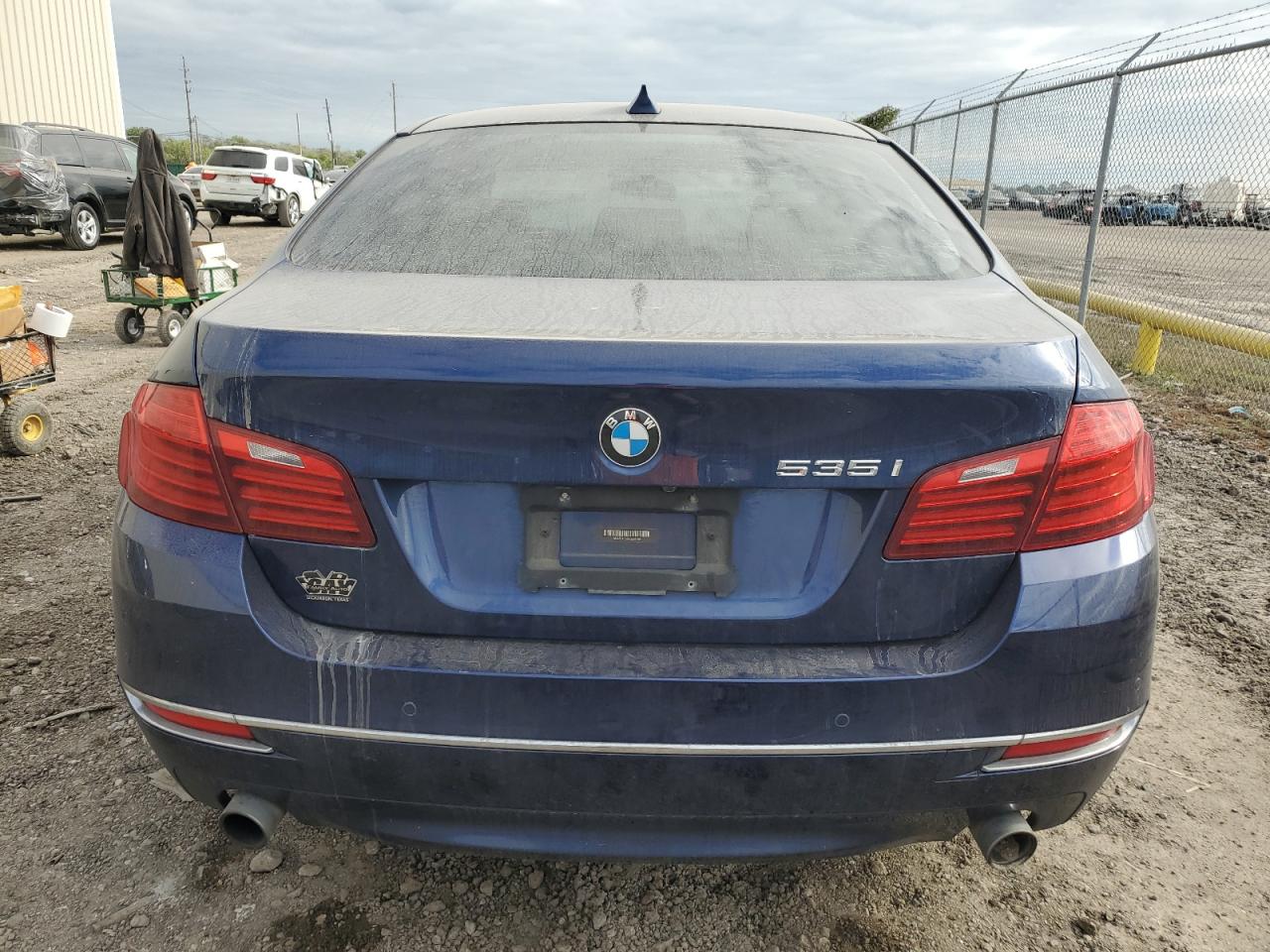 2016 BMW 5er VIN WBA5B1C58GG551188 Copart auction photo, front end / side damage thumbnail 6