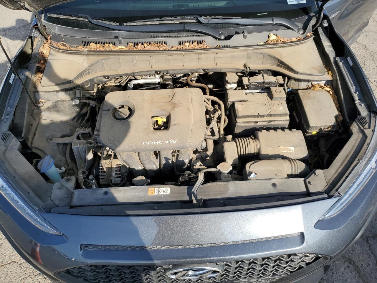 2019 Hyundai Kona VIN KM8K12AA7KU332288 Copart auction photo, rear end damage thumbnail 11