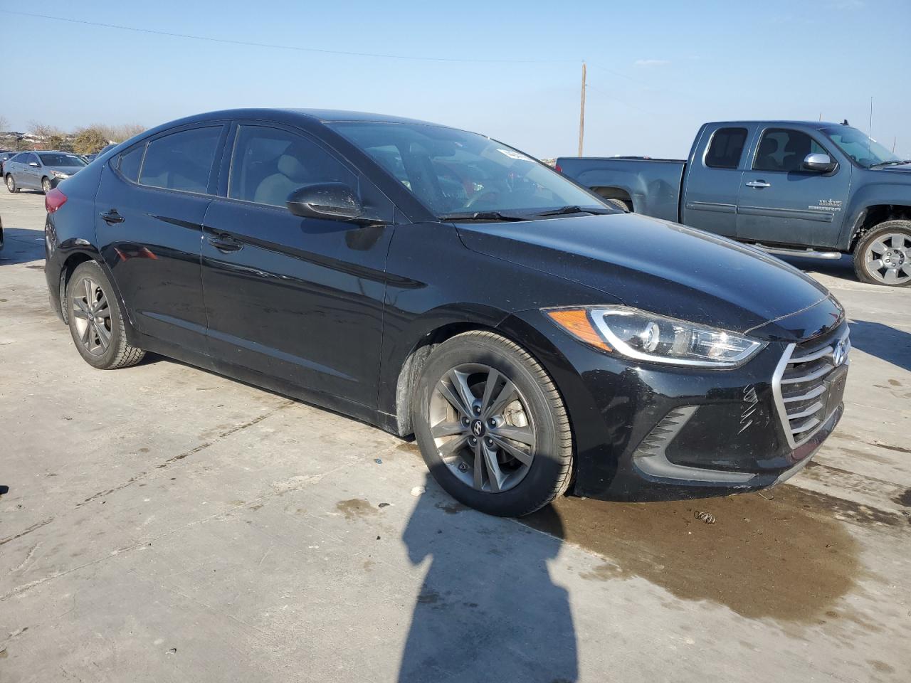 2018 Hyundai Elantra VIN 5NPD84LF0JH394864 Copart auction photo, rear end damage thumbnail 4