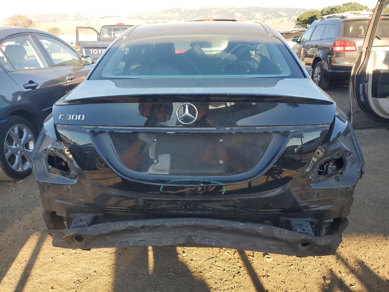 2015 Mercedes-Benz C-klasse VIN 55SWF4JB0FU090954 Copart auction photo, rear end / front end damage thumbnail 6