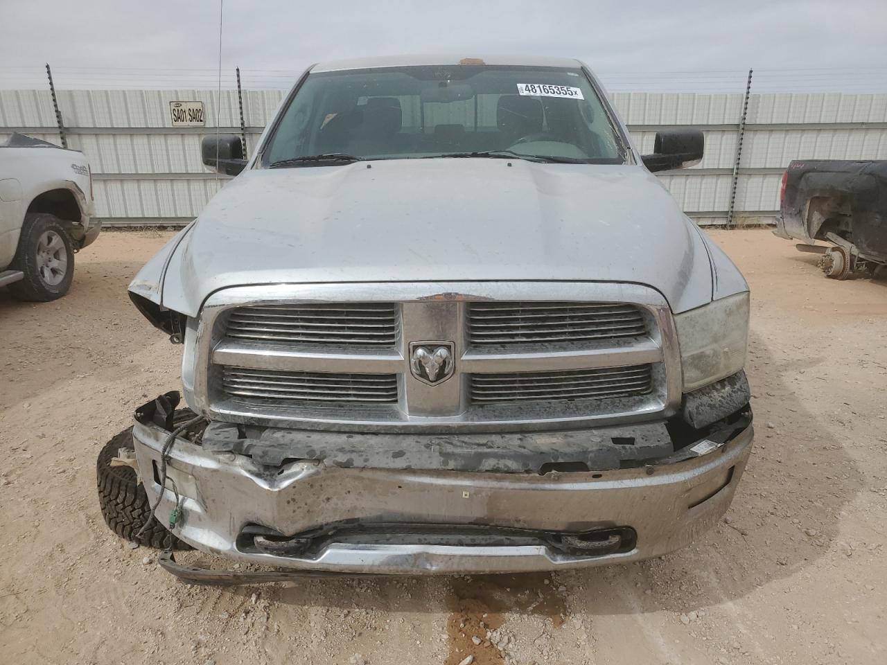 2012 Dodge RAM VIN 1C6RD7LT8CS187188 Copart auction photo, front end / undercarriage damage thumbnail 5
