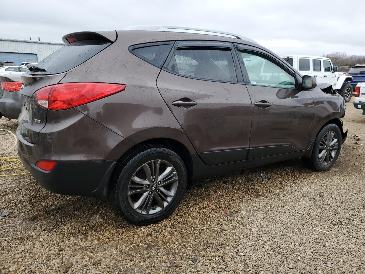 2015 Hyundai Tucson VIN KM8JUCAG4FU961543 Copart auction photo, front end damage thumbnail 3