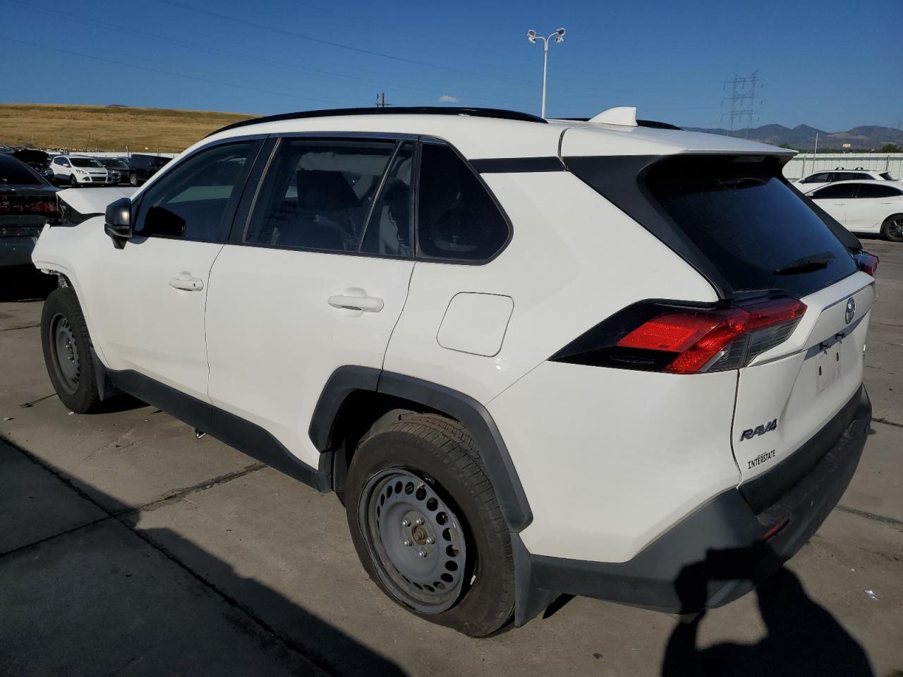 2019 Toyota RAV 4 VIN JTMF1RFV6KD013412 Copart auction photo, front end / side damage thumbnail 2