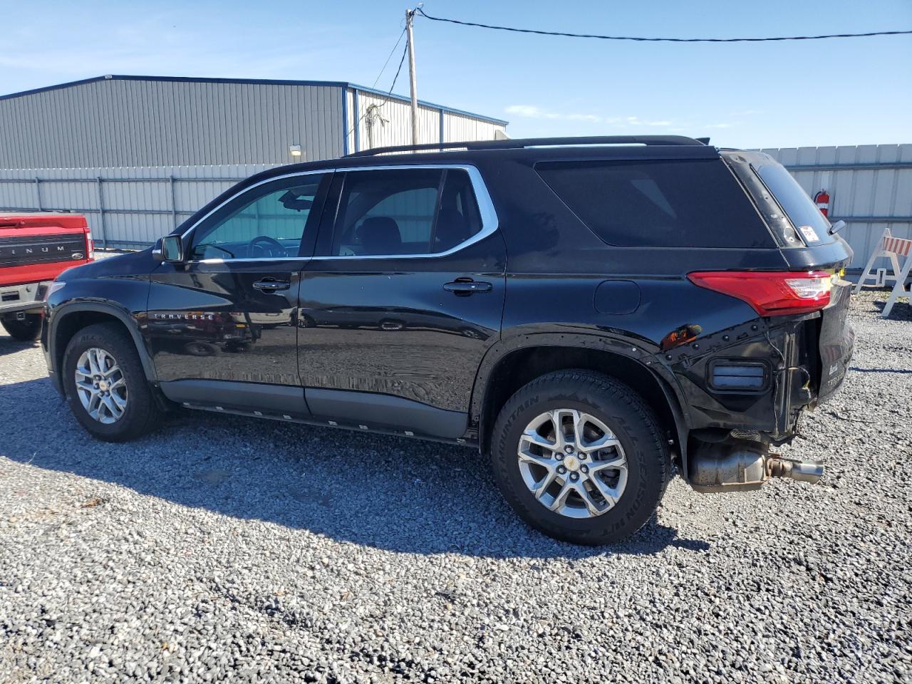 2021 Chevrolet Traverse VIN 1GNERGKW0MJ172705 Copart auction photo, undercarriage / rear end damage thumbnail 2
