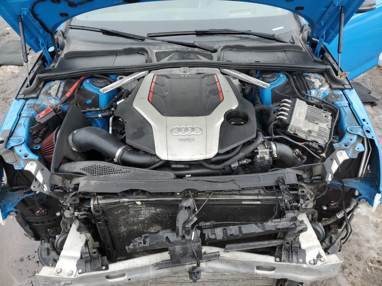 2019 Audi RS4 VIN WAUC4AF40KA002861 Copart auction photo, front end damage thumbnail 11