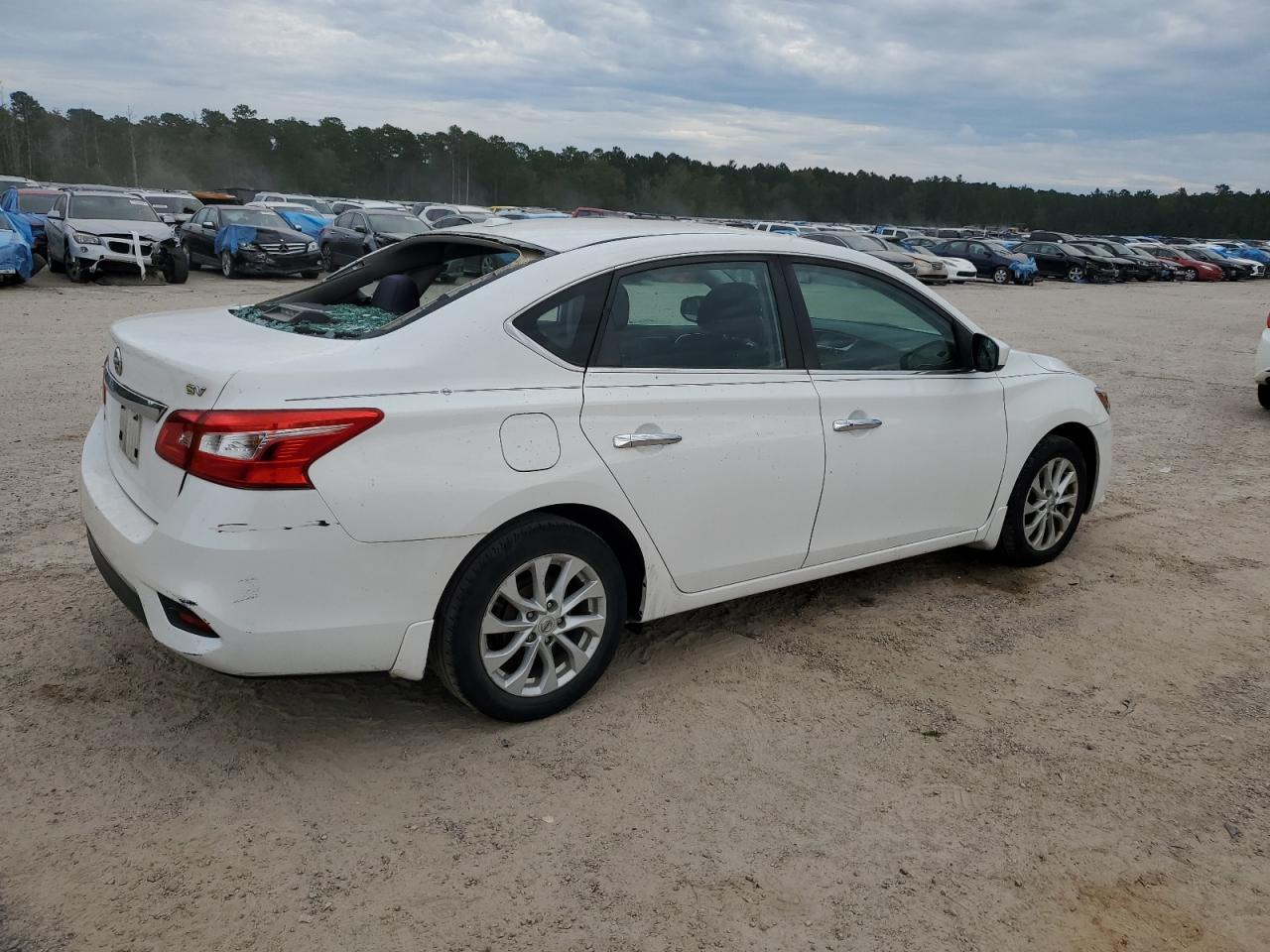 2018 Nissan Sentra VIN 3N1AB7AP7JL638482 Copart auction photo, top/roof damage thumbnail 3