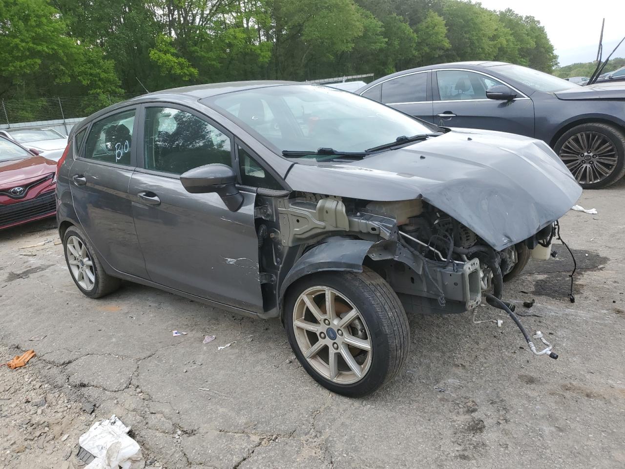 2019 Ford Fiesta VIN 3FADP4EJ4KM105460 Copart auction photo, front end damage thumbnail 4