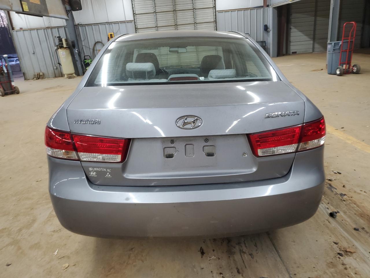 2007 Hyundai Sonata VIN 5NPET46C27H193206 Copart auction photo, front end / side damage thumbnail 6