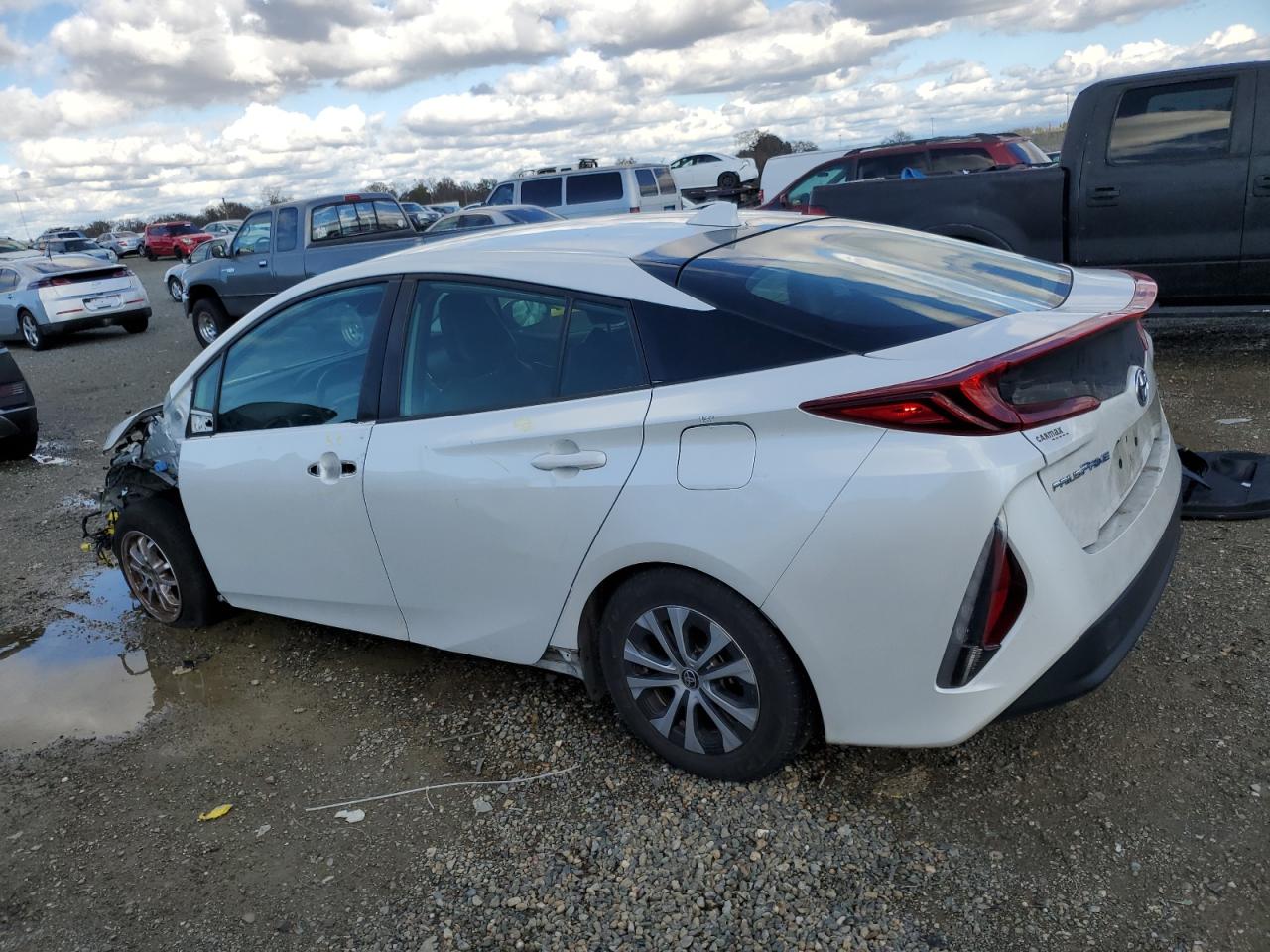2021 Toyota Prius VIN JTDKAMFP0M3169862 Copart auction photo, front end damage thumbnail 2