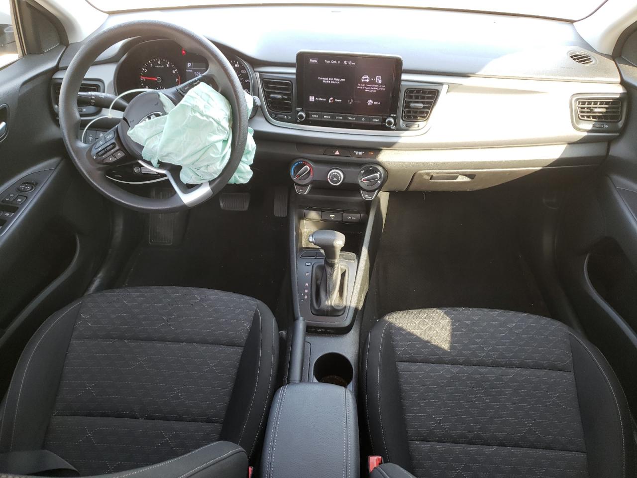 2021 KIA Rio VIN 3KPA25AD7ME433857 Copart auction photo, front end damage thumbnail 8