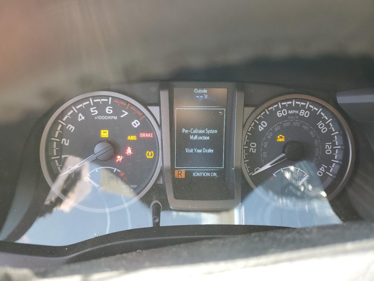 2022 Toyota Tacoma VIN 3TYCZ5AN5NT068331 Copart auction photo, front end / frame damage damage thumbnail 9