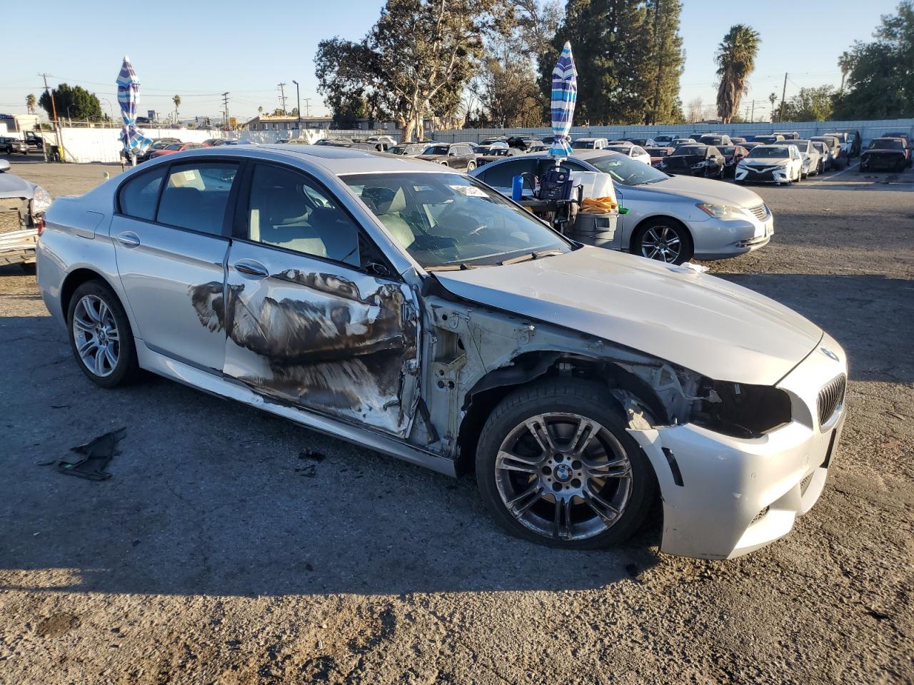 2013 BMW 5er VIN WBAXG5C57DD232699 Copart auction photo, all over damage thumbnail 4