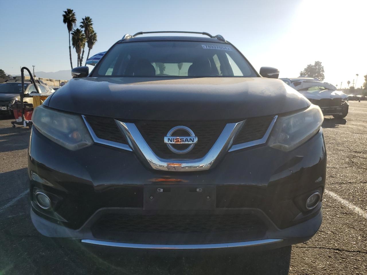 2014 Nissan Rogue VIN 5N1AT2MV9EC832998 Copart auction photo, front end / minor dent/scratches damage thumbnail 5