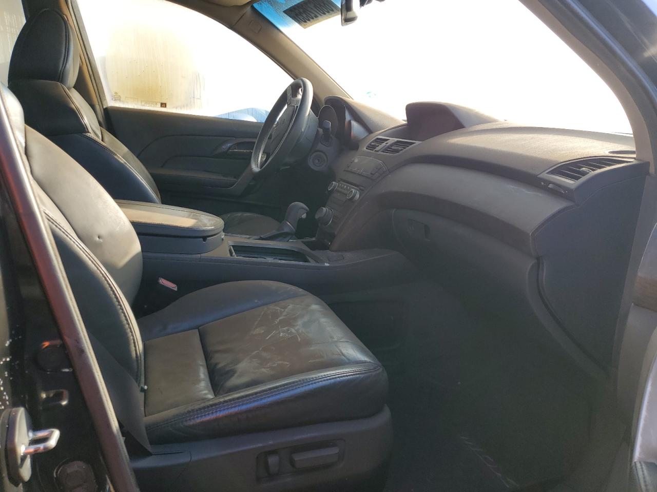 2012 Acura MDX VIN 2HNYD2H37CH505707 Copart auction photo, burn - interior damage thumbnail 7