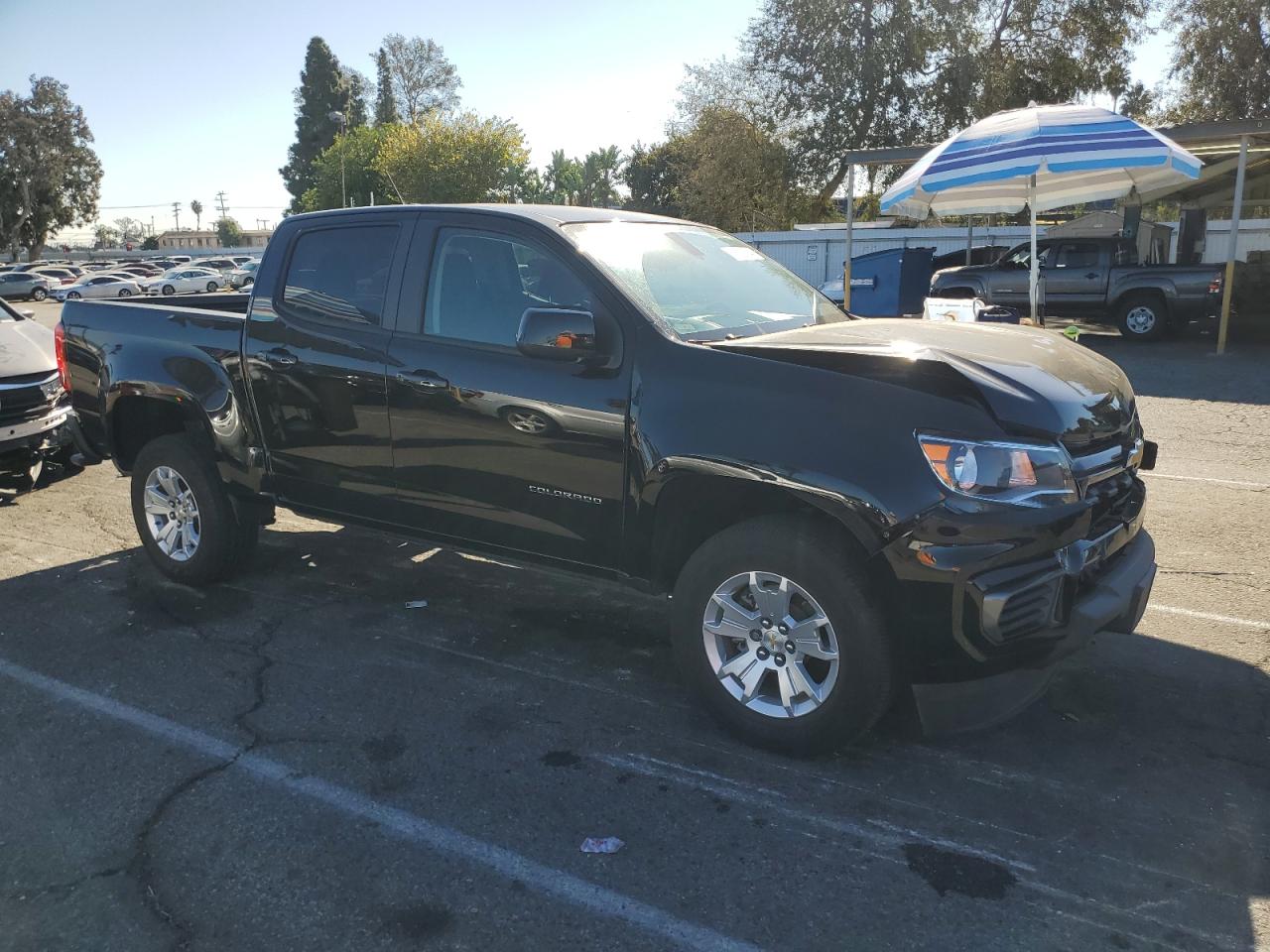 2022 Chevrolet Colorado VIN 1GCGSCEN7N1138196 Copart auction photo, front end / minor dent/scratches damage thumbnail 4