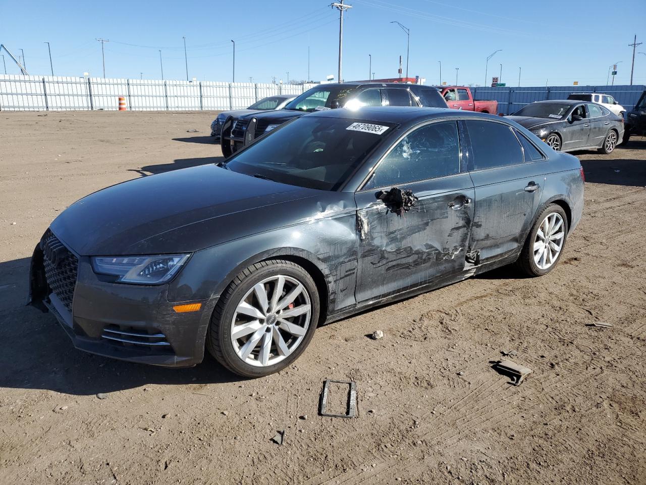 2017 Audi A4 VIN WAUANAF44HN070621