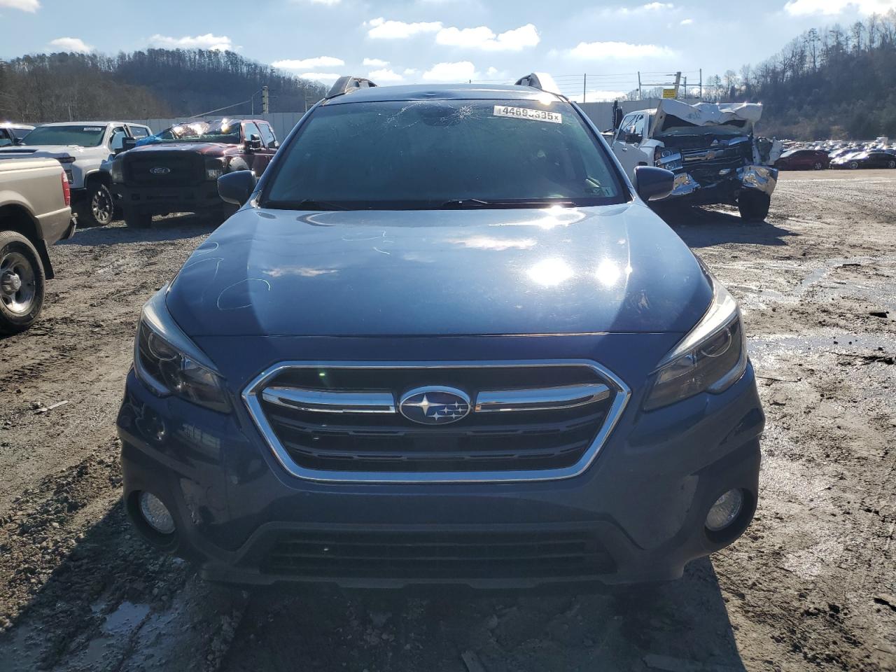 2019 Subaru Outback VIN 4S4BSAFC0K3264195 Copart auction photo, top/roof / undercarriage damage thumbnail 5
