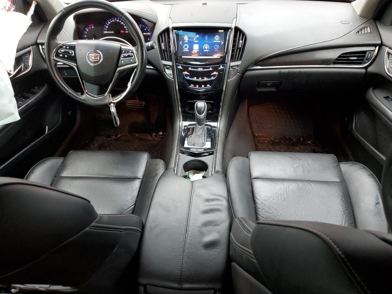 2014 Cadillac ATS VIN 1G6AA5RA7E0166651 Copart auction photo, front end / side damage thumbnail 8