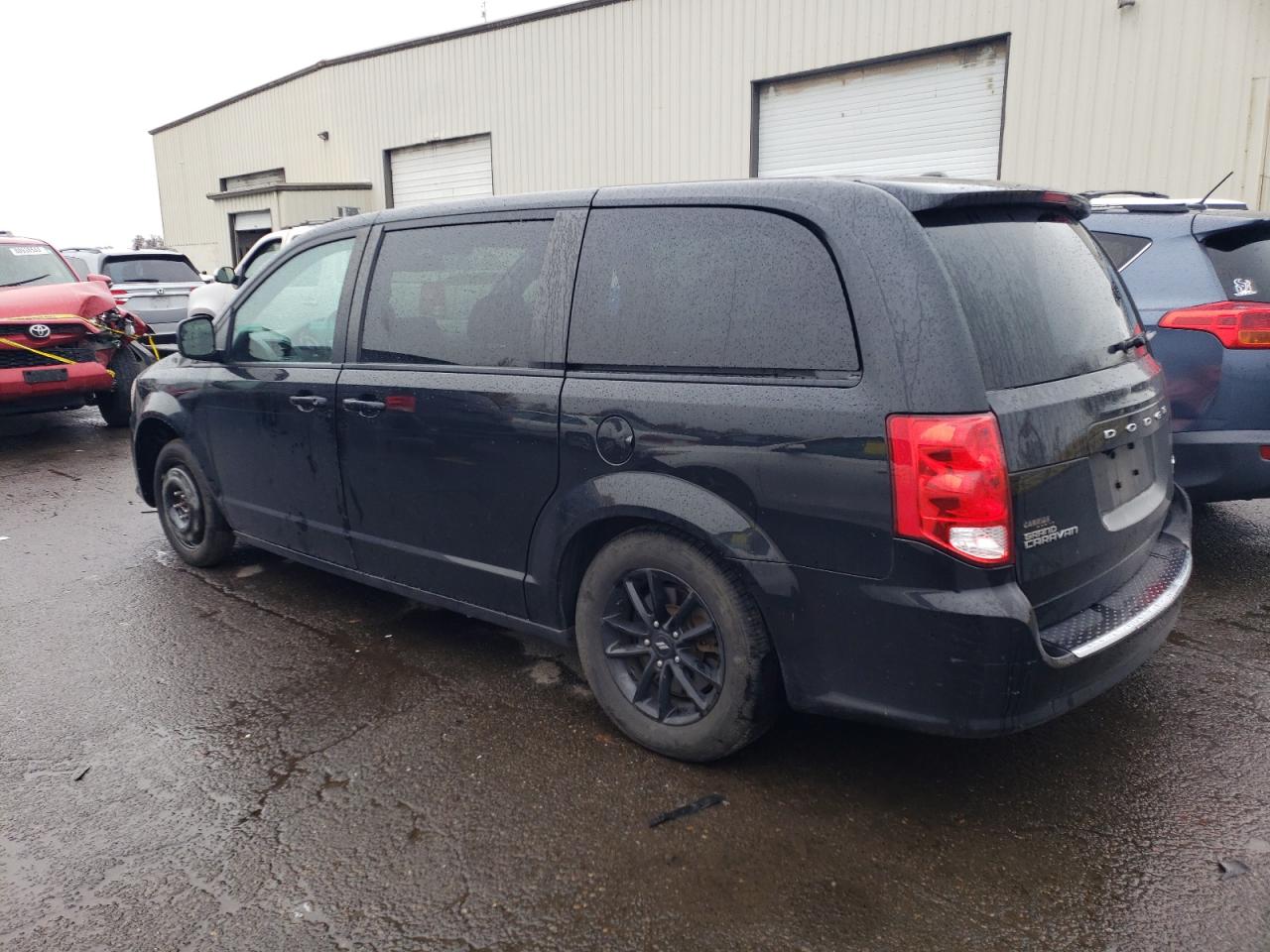 2019 Dodge Caravan VIN 2C4RDGEG5KR688810 Copart auction photo, side damage thumbnail 2