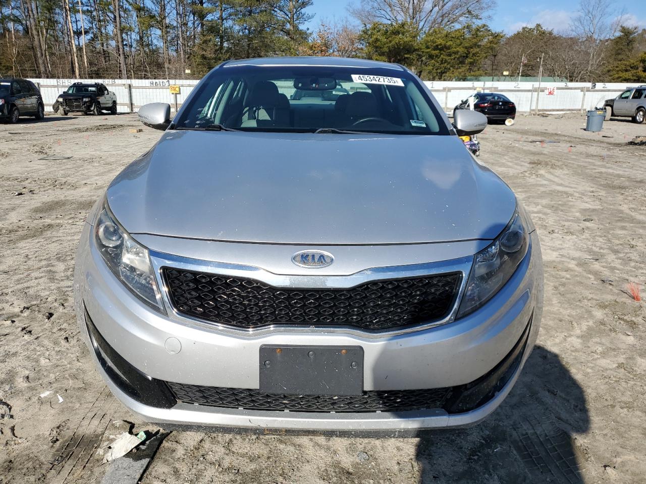 2011 KIA Optima VIN KNAGN4A76B5145808 Copart auction photo, side damage thumbnail 5
