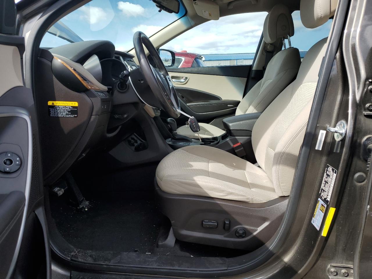 2014 Hyundai Santa Fe VIN 5XYZUDLB4EG207010 Copart auction photo, side / rear end damage thumbnail 7