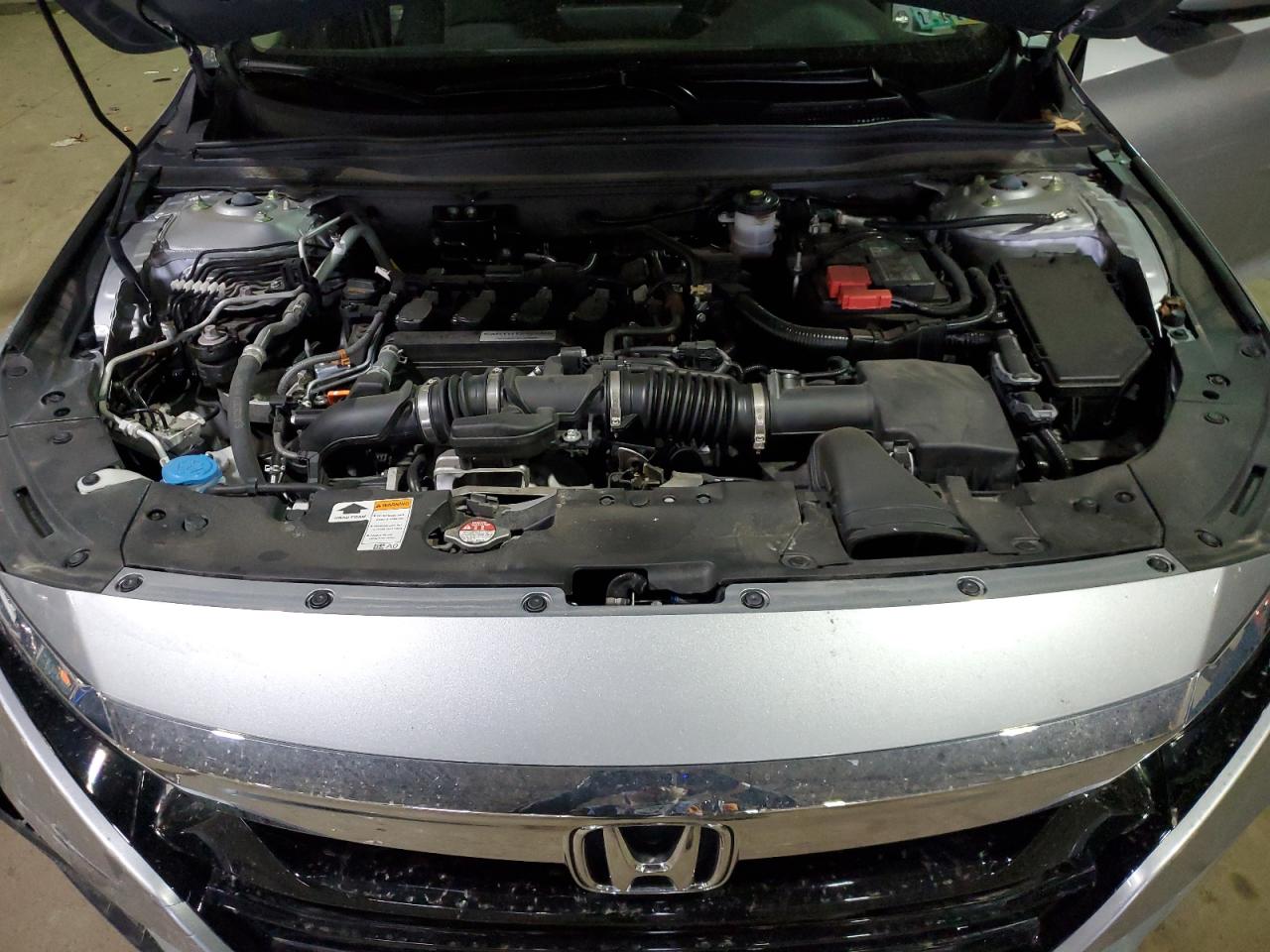 2019 Honda Accord VIN 1HGCV1F10KA043417 Copart auction photo, front end / side damage thumbnail 11