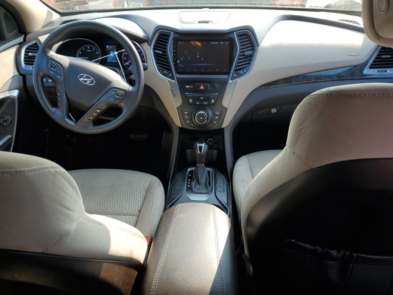 2017 Hyundai Santa Fe VIN 5NMZTDLB6HH004861 Copart auction photo, all over damage thumbnail 8