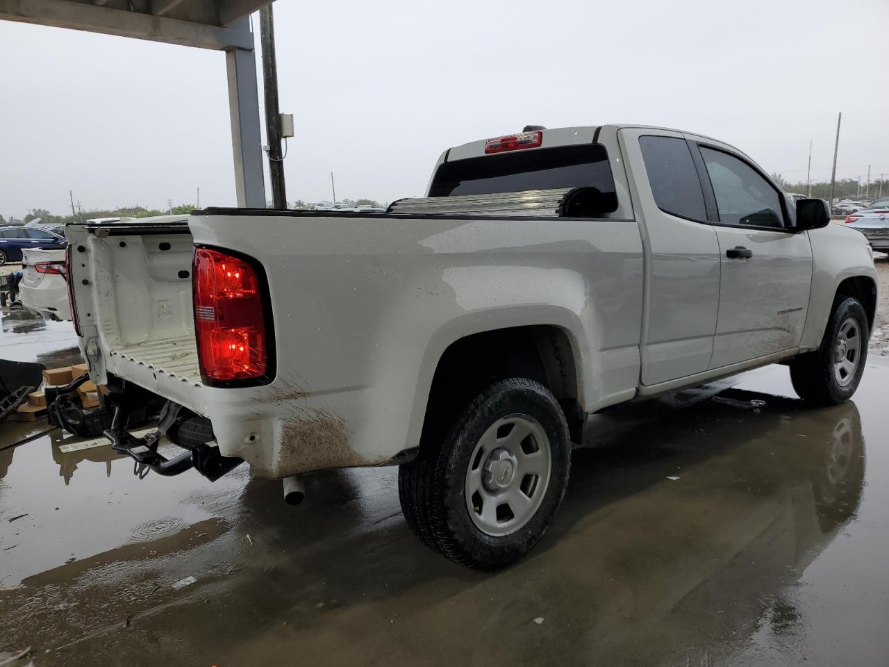 2021 Chevrolet Colorado VIN 1GCHSBEA5M1136828 Copart auction photo, rear end / minor dent/scratches damage thumbnail 3
