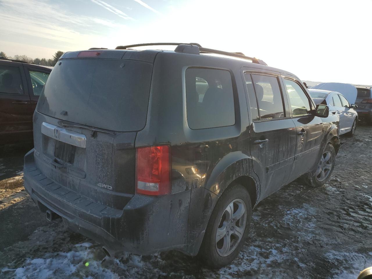 2012 Honda Pilot VIN 5FNYF4H58CB028417 Copart auction photo, front end damage thumbnail 3