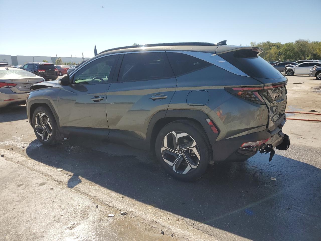 2023 Hyundai Tucson VIN 5NMJE3AE1PH193402 Copart auction photo, rear end / front end damage thumbnail 2