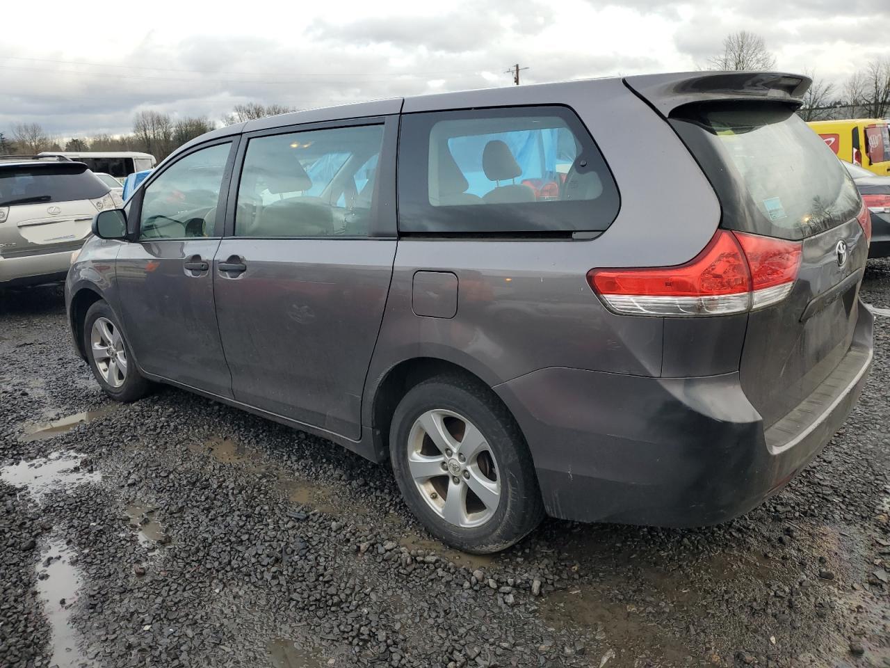 2014 Toyota Sienna VIN 5TDZK3DC4ES516308 Copart auction photo, all over damage thumbnail 2