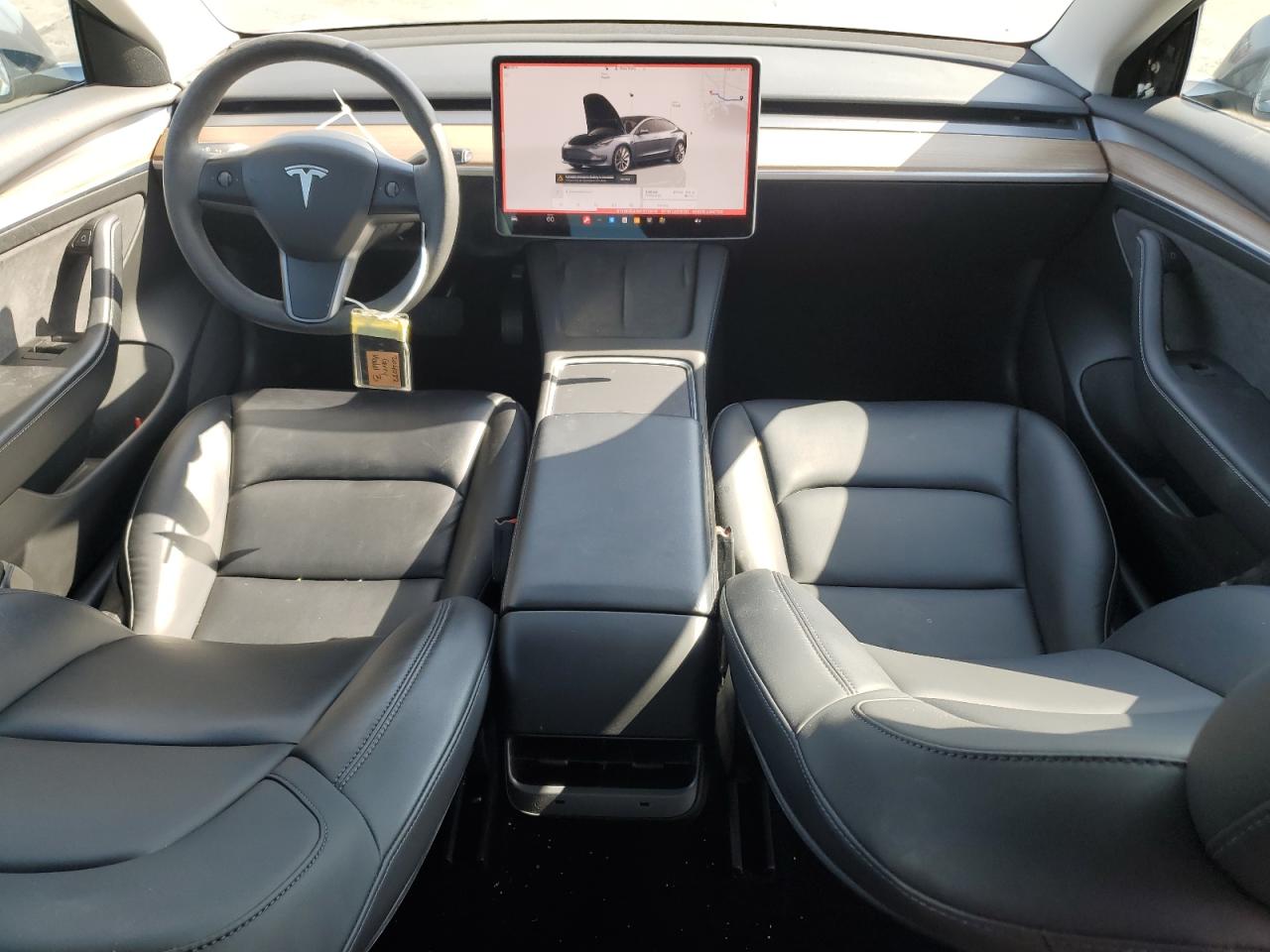 2022 Tesla Model 3 VIN 5YJ3E1EA1NF372879 Copart auction photo, front end / undercarriage damage thumbnail 8