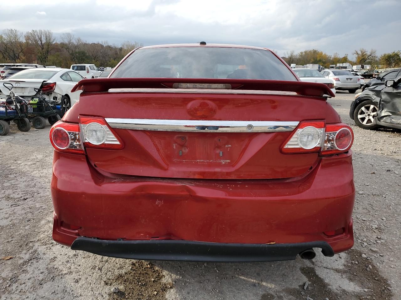 2012 Toyota Corolla VIN 5YFBU4EE4CP018570 Copart auction photo, rear end / front end damage thumbnail 6