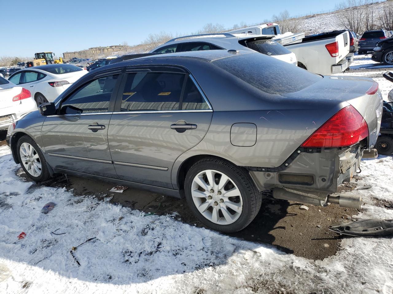 2006 Honda Accord VIN 1HGCM66866A055350 Copart auction photo, rear end / front end damage thumbnail 2