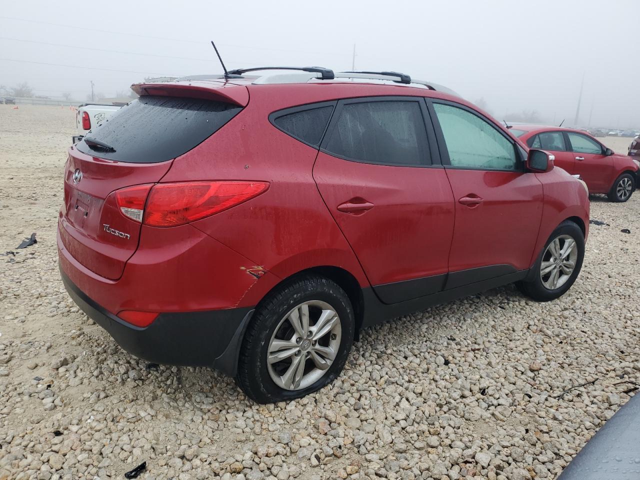 2012 Hyundai Tucson VIN KM8JU3AC4CU374848 Copart auction photo, front end / minor dent/scratches damage thumbnail 3