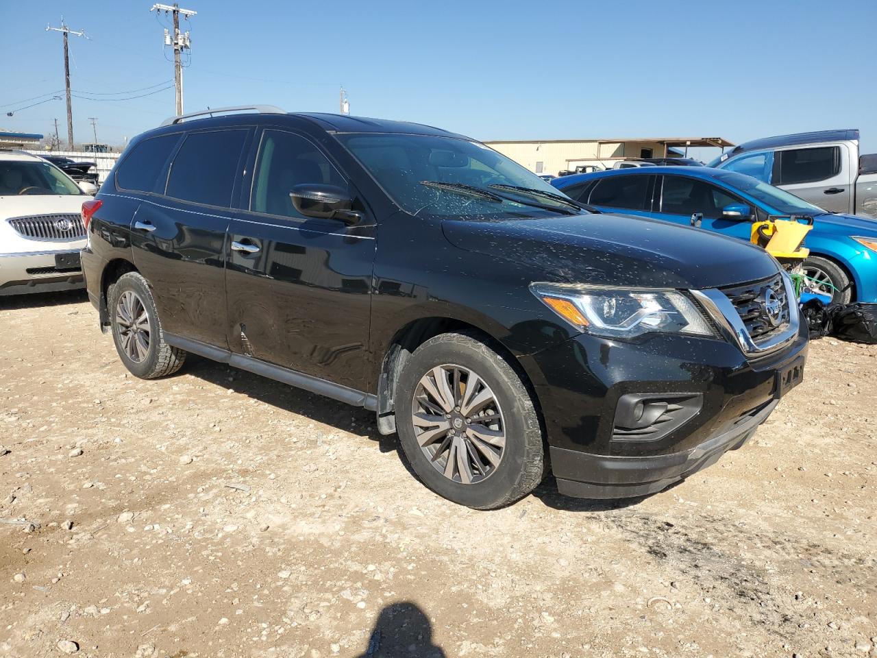 2017 Nissan Pathfinder VIN 5N1DR2MN0HC906566 Copart auction photo, side / minor dent/scratches damage thumbnail 4