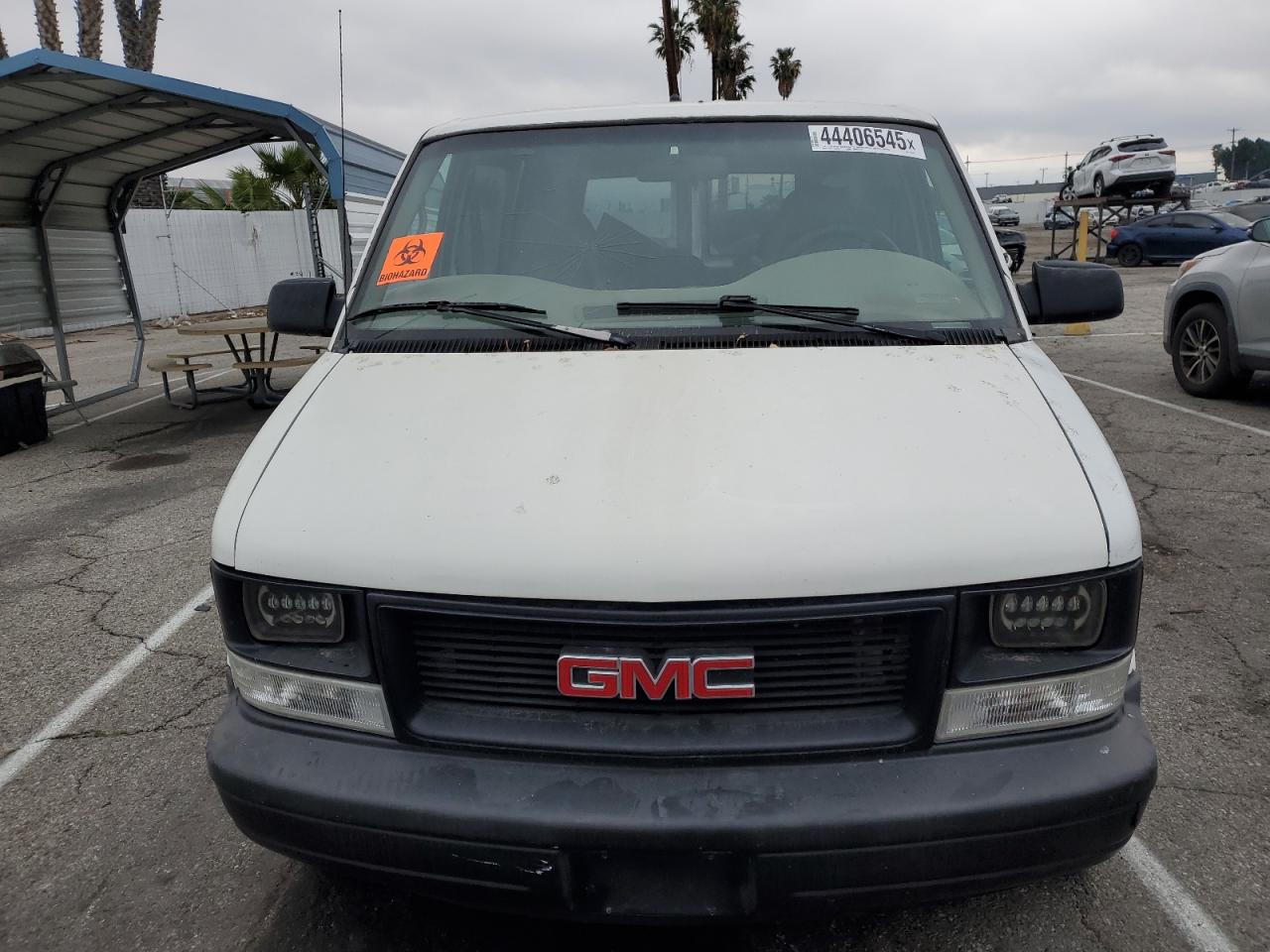 2001 GMC Safari VIN 1GTDM19W31B503787 Copart auction photo, side / rear end damage thumbnail 5