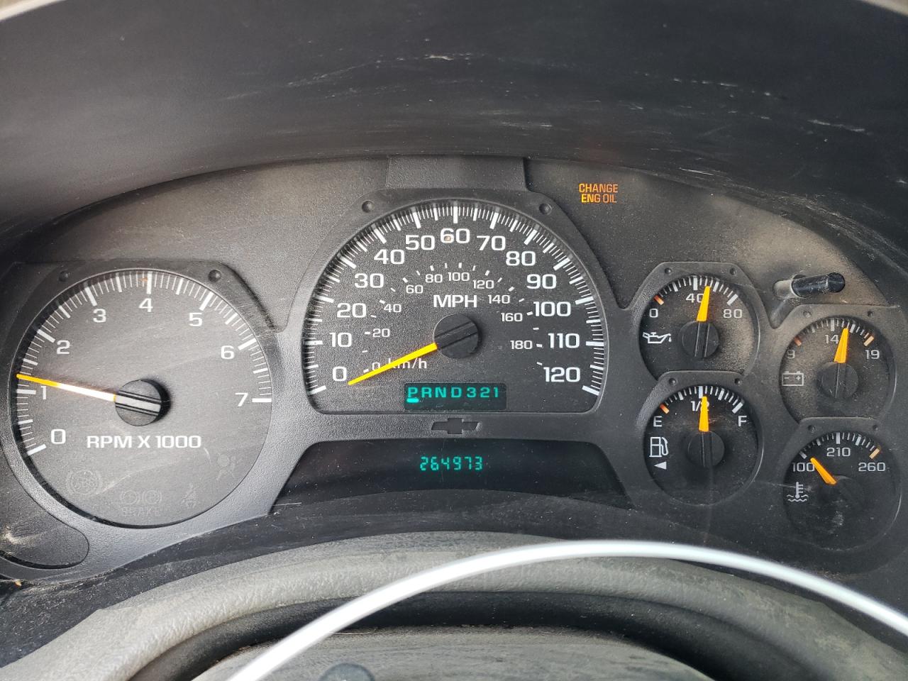 2003 Chevrolet TrailBlazer VIN 1GNDT13S332155654 Copart auction photo, front end / side damage thumbnail 9