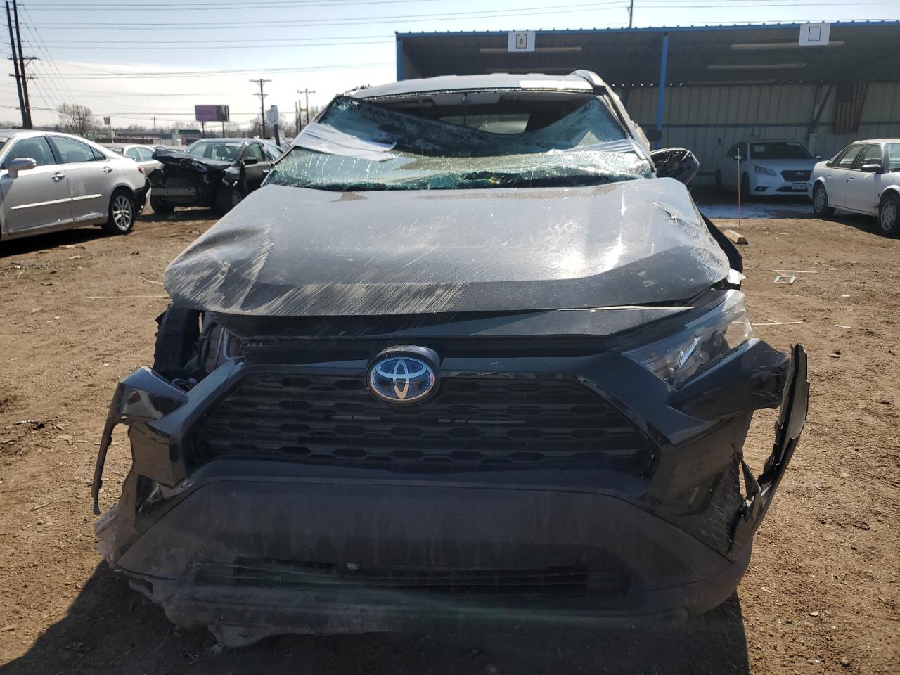 2021 Toyota RAV 4 VIN 2T3LWRFVXMW115743 Copart auction photo, all over damage thumbnail 5
