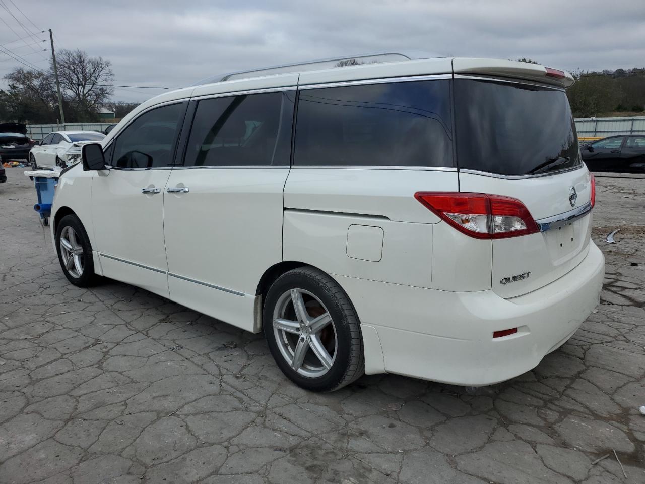 2013 Nissan Quest VIN JN8AE2KPXD9071188 Copart auction photo, front end damage thumbnail 2