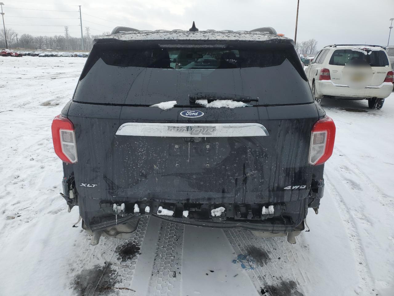 2022 Ford Explorer VIN 1FMSK8DH5NGC04529 Copart auction photo, front end damage thumbnail 6