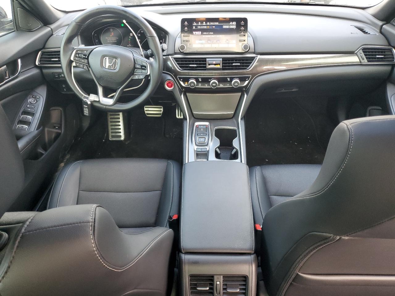 2022 Honda Accord VIN 1HGCV2F38NA001055 Copart auction photo, rear end damage thumbnail 8