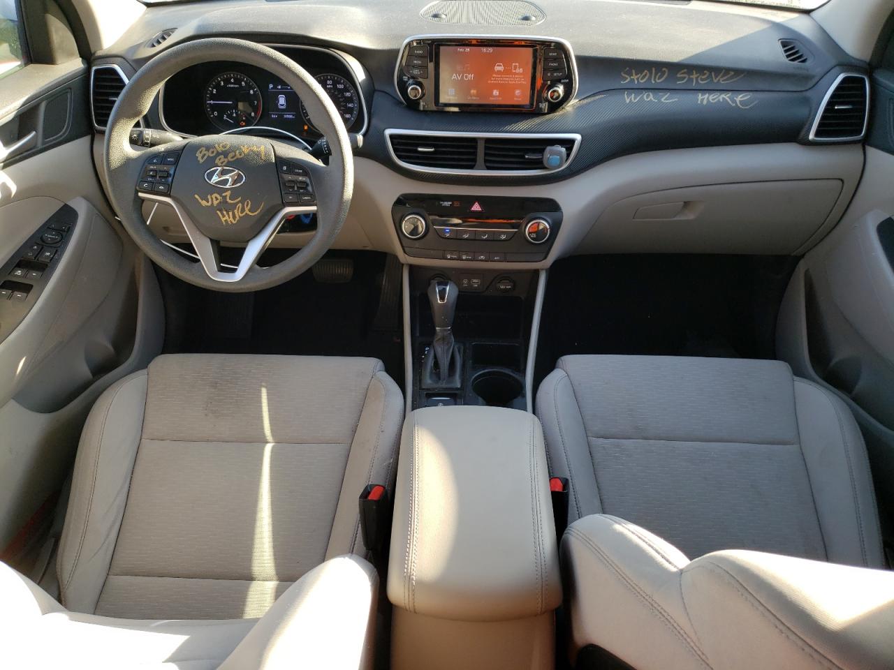 2020 Hyundai Tucson VIN KM8J23A4XLU153267 Copart auction photo, vandalism damage thumbnail 8