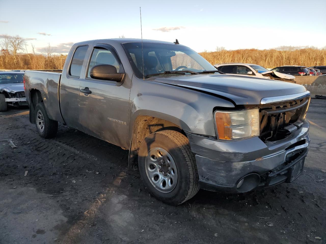 2009 GMC Sierra VIN 1GTEC19009Z231740 Copart auction photo, front end / rear end damage thumbnail 4