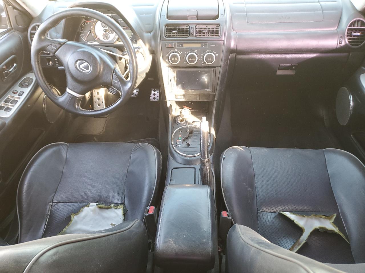 2004 Lexus IS VIN JTHBD192240092367 Copart auction photo, side damage thumbnail 8