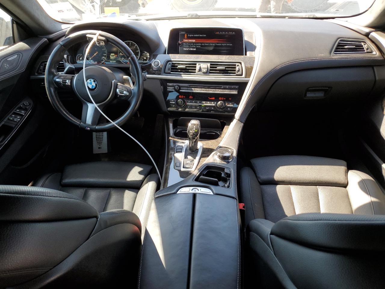2017 BMW 6er VIN WBA6D0C30HG639872 Copart auction photo, undercarriage / front end damage thumbnail 8