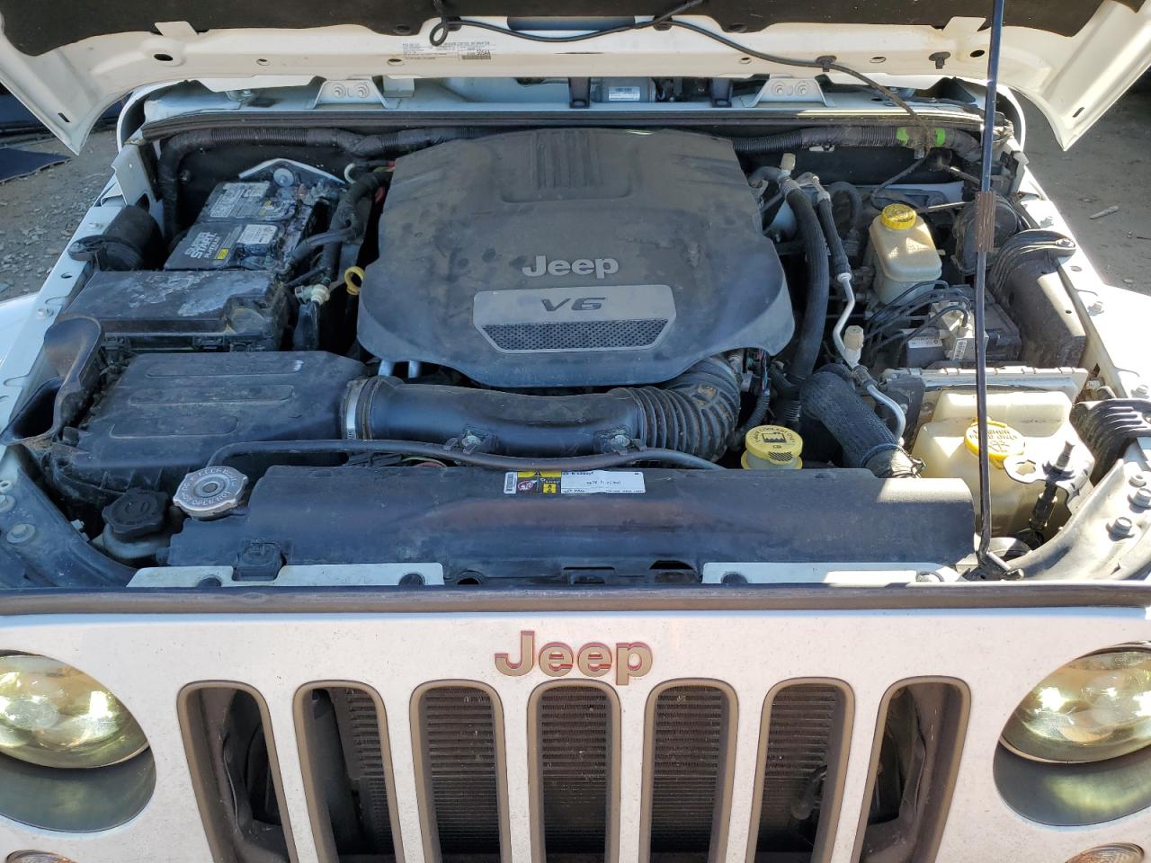 2016 Jeep Wrangler VIN 1C4BJWEG4GL322969 Copart auction photo, rear end damage thumbnail 13