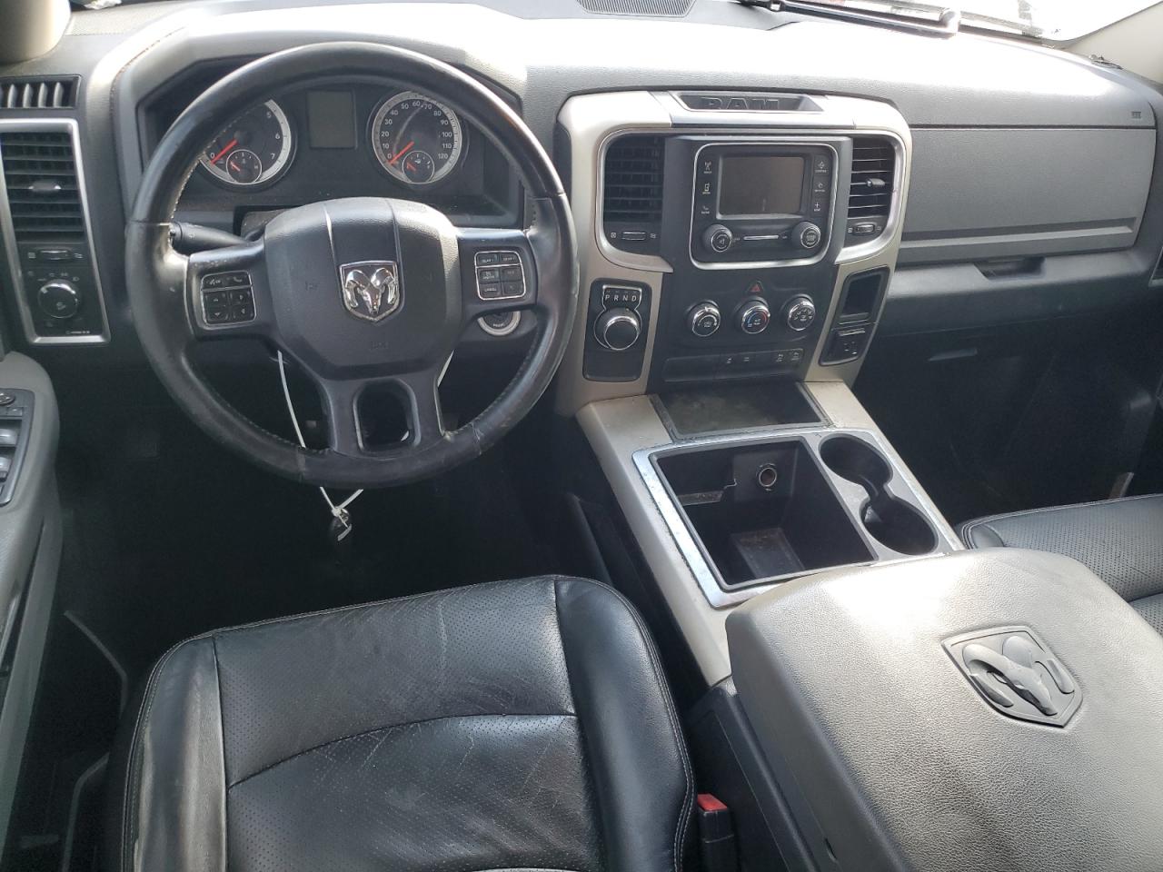 2014 RAM 1500 VIN 1C6RR6LG8ES417085 Copart auction photo, rear end damage thumbnail 8