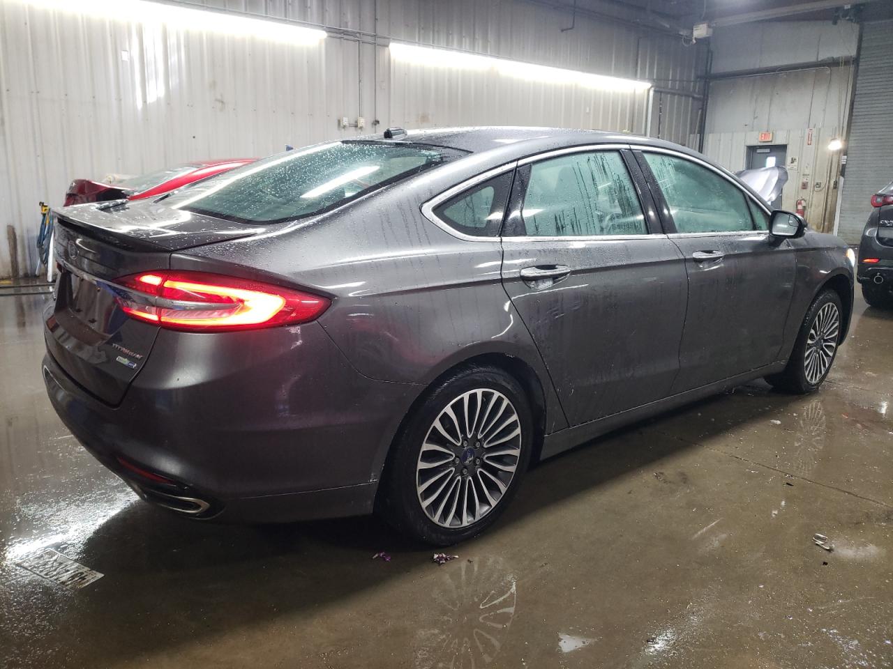2018 Ford Fusion VIN 3FA6P0D97JR206650 Copart auction photo, front end damage thumbnail 3